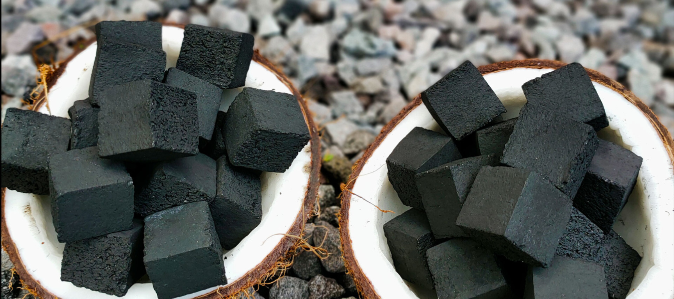 coconut charcoal briquettes